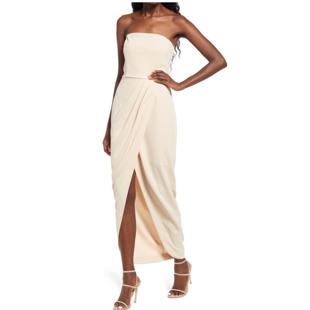 NWT Beige Bridesmaid Dress from WAYF